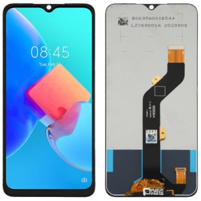 дисплей для tecno spark 8c, spark 10, hot 12i (kg5j, k15q, ki5q, x665) з чорним тачскріном