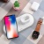 безпровідний зарядний пристрій hoco cw21 3in1 (phone+watch+airpods) 10w (білий) 