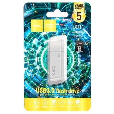 usb флеш-накопичувач hoco ud11 usb3.0 32gb (білий) 