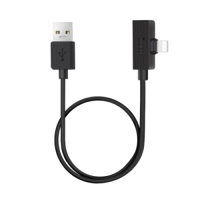 перехідник hoco ls9 lightning - (lightning audio+lightning charge) 1.2m (чорний) 