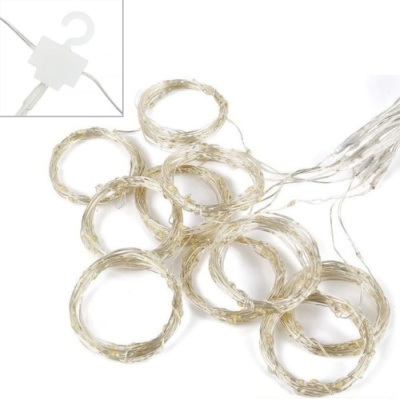 гірлянда № 6 штора-роса 3*3м (холодний білий/usb/пульт) 