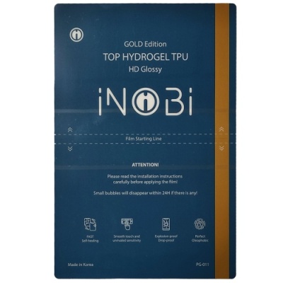 гідро-гель плівка inobi gold edition (korean) hd glossy pg-011 глянцева (1 штук) (180*120мм)