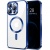 Купить чохол tpu metallic full camera with magsafe для apple iphone 16 pro max (blue) онлайн