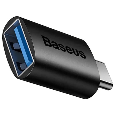 перехідник baseus ingenuity mini otg usb 3.1 to type-c (zjjq000001) (black) 