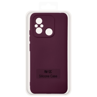 Купить чохол soft silicone case full для xiaomi redmi 12c (maroon) онлайн