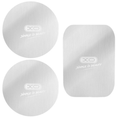 Пластини Для Магнітного Тримача Квадрат + Круг 2шт XO Y2 Set (2 Circles + 1 Squares) Iron