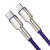 кабель baseus cafule metal (pd) type-c - lightning pd20w/2m (catljk-b05) (purple) 