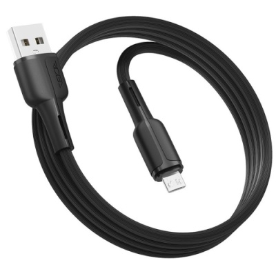 кабель ridea rc-co10 commonpro 60w usb - microusb 3a/1m (чорний) 