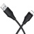 кабель hoco x124 silicone usb - lightning 2.4a/1m (чорний) 