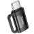 перехідник hoco ua31e type-c-lightning (чорний) 