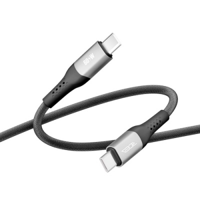 кабель ridea rc-us42 ultrastrong type-c - type-c 60w 2m (чорний) 