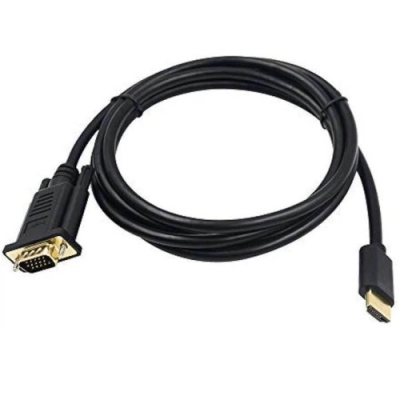 мультимедійний кабель hdmi to vga 1.8m black 