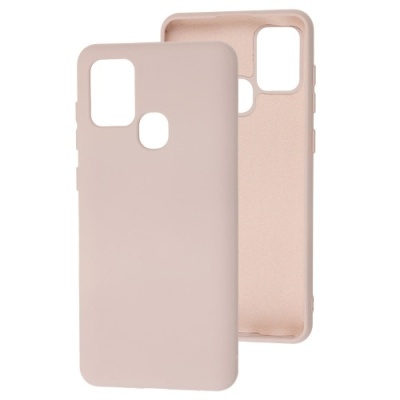 Купить силіконовий чохол soft silicone case для samsung a217 galaxy a21s - peach онлайн
