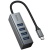 USB HUB Hoco HB1C 4in1 (USB to USB3.0*4) (сірий) usb hub hoco hb1c 4in1 (usb to usb3.0*4) (сірий)