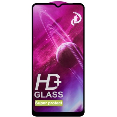 захисне скло glass full glue space для motorola e13 (чорний) 