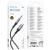 кабель aux borofone bl24 3.5mm(male) - type-c(male) 1m (сірий) 