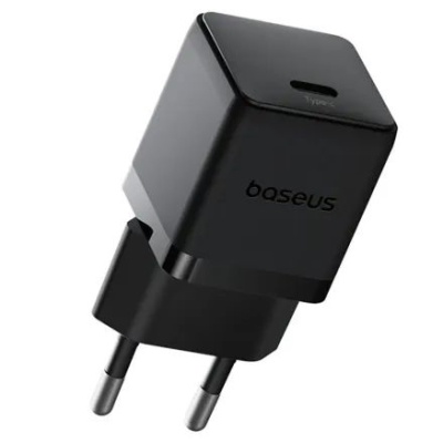 мережевий зарядний пристрій baseus palm fast charger (p10111605113-00) 1type-c/30w/pd (чорний) 