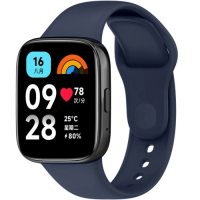 ремінець для xiaomi redmi watch 3 lite / 3 active (темно-синій) 