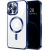 Купить чохол tpu metallic full camera with magsafe для apple iphone 14 pro (blue) онлайн