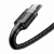 кабель baseus cafule usb - microusb 2a/3m (camklf-hg1) (black-grey) 
