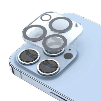 захисно скло на камеру hoco g13 3d для apple iphone 16 pro/16 pro max (чорний) 