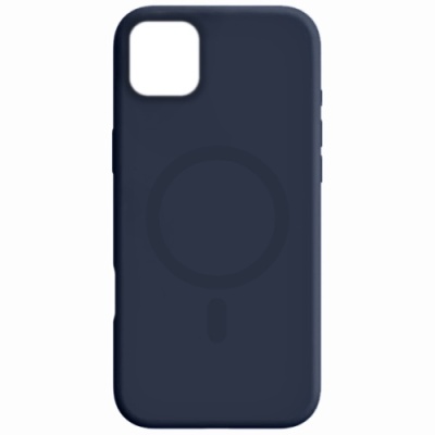 Купить чохол silicone case with magsafe для apple iphone 11 (dark blue) онлайн
