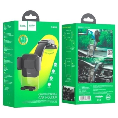 Автотримач Hoco CA118 (Чорний)