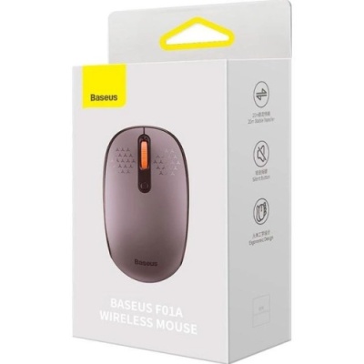 мишка бездротова baseus f01a wireless mouse (b01055502833-00) frosted gray 