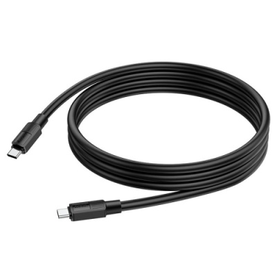 кабель hoco x84 solid (pd) type-c - type-c 60w 3a/1m (чорний) 