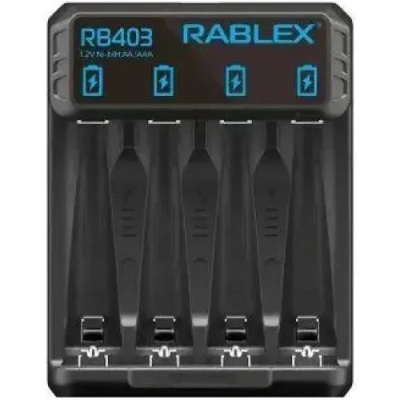 зарядний пристрій rablex rb-403 4акум aa/aaa r3/r6 1.2v 
