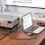 usb hub hoco hb29 type-c easy-lead type-c multifunction converter(hdtv+vga) metal grey 