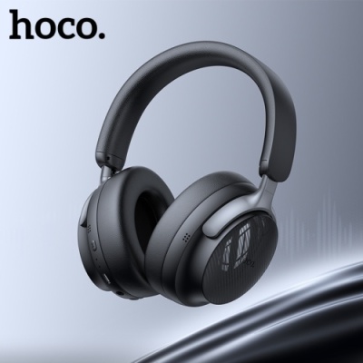 бездротові навушники накладні hoco w53 plus anc (чорний) 