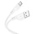 кабель hoco x97 crystal color silicone usb - type-c 2.4a/1m (білий) 