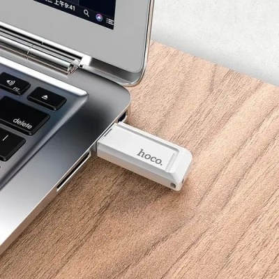 usb флеш-накопичувач hoco ud11 usb3.0 64gb (білий) 