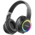 бездротові навушники накладні earldom et-b06 bt5.3 rgb wireless headset (чорний) 