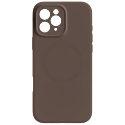 Купить чохол silicone case full camera with magsafe для apple iphone 14 pro (new brown) онлайн