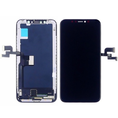 дисплей для apple iphone x з чорним тачскріном (zy-oled)