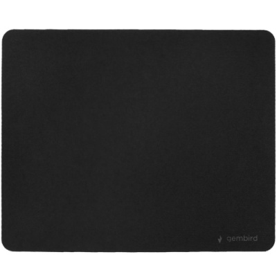 килимок для мишки gembird mp-s-bk, 22*18 тканина чорний 