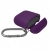 Купить чохол silicone case with fibra для навушників airpods 1/2 (purple) онлайн