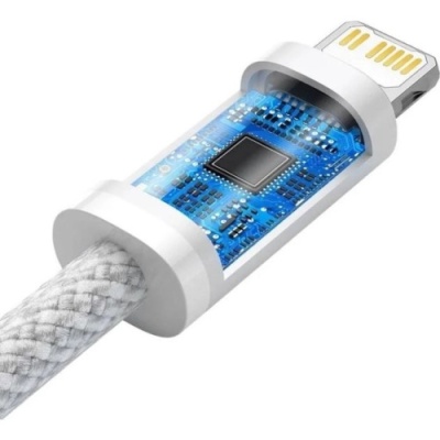 кабель baseus dynamic series type-c - lightning pd20w/1m (cald000002) (white) 