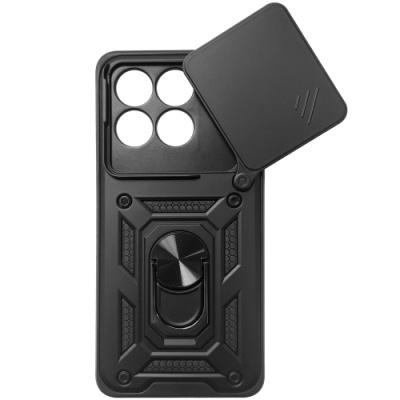Купить чохол-накладка armor magnet camshield для xiaomi poco f6 pro 5g/redmi k70 5g/redmi k70 pro 5g - black онлайн
