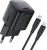 мережевий зарядний пристрій acefast a118 pd30w (1type-c) + type-c - lightning (1,2м) (чорний) 