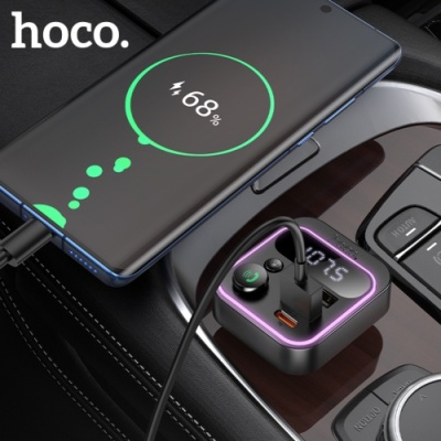 FM Модулятор Hoco E85 (Чорний)