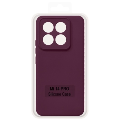 Купить чохол soft silicone case full для xiaomi 14 pro (maroon) онлайн