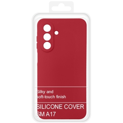 Купить силіконовий чохол soft silicone case для samsung a175 galaxy a17 4g - червоний онлайн