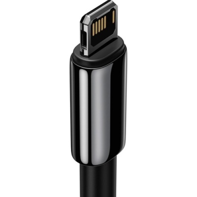 кабель baseus tungsten gold usb - lightning 2.4a/1m (calwj-01) (black) 