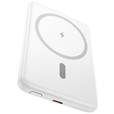 додаткова батарея power bank hoco j140a tony pd20w ultra-thin magnetic power bank 5000mah (білий) 