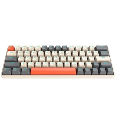 клавіатура провідна twolf t60 blue switch (синій/білий) 