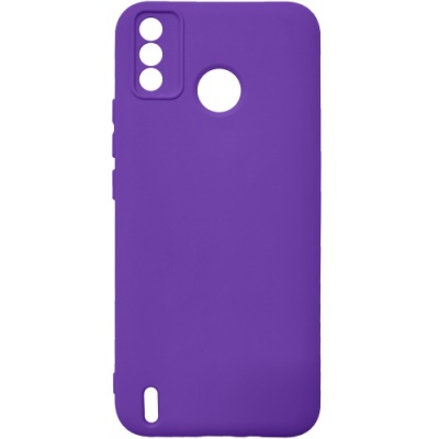 Купить чохол soft silicone case full для tecno spark 6 go (фіолетовий) онлайн