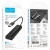 usb hub hoco hb41 easy 4-in-1 converter (usb to usb2.0*4) 0,2m. black 
